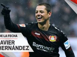 ‘Chicharito’ tiene ocho goles en esta temporada en la Bundesliga y es el líder de goleo del Bayer. TWITTER / @Bundesliga_ES