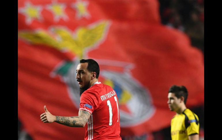 Mitroglou marcó el único tanto del partido. AFP / F. Leong