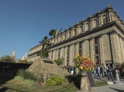 Monumento a doña Beatriz Hernández, fundadora de Guadalajara. EL INFORMADOR / F. Atilano