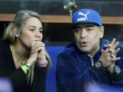 Tanto Maradona como su pareja, Rocío Oliva, no presentaban lesiones y tampoco quisieron presentar denuncia. AP /  D. Bandic