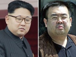 Kim Jong Nam (der) estaba distanciado de su hermano menor, el gobernante norcoreano Kim Jong Un (izq). AP / W. Maye