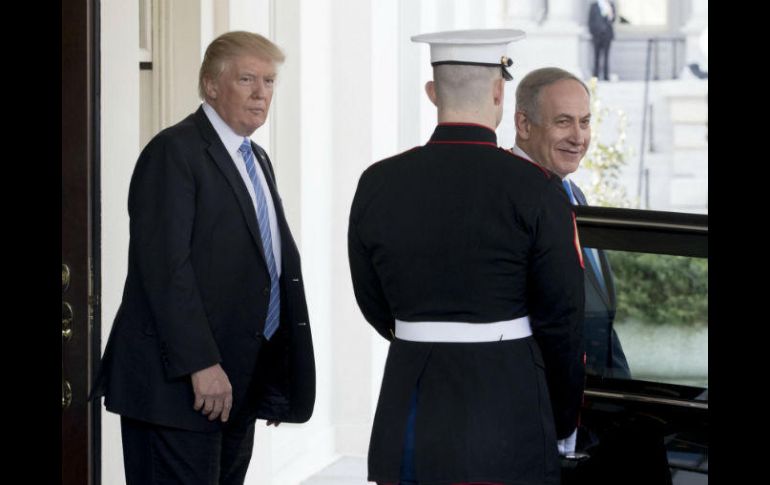 El miércoles durante su reunión con Netanyahu, Trump anunció que no insistirán en buscar la solución de dos Estados. EFE / ARCHIVO