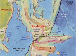 Zealandia es más grande que Groenlandia o la India, y casi la mitad del tamaño de Australia. TWITTER / @geosociety