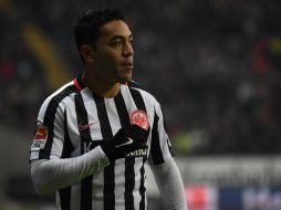 ''Marco Fabián vuelve la próxima semana a los entrenamientos'', mencionó en conferencia de prensa el técnico Nico Kovac. TWITTER / @eintracht_esp