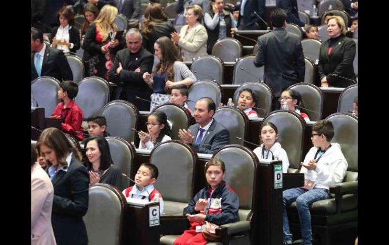 Uno de los pequeños resaltó que muchos de los niños no tienen dinero para seguir estudiando. SUN / L. Godínez