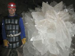 El sistema de cuevas de Naica donde fueron encontrados se conoce como un lugar sacado de un cuento de hadas. AP / M. Spilde