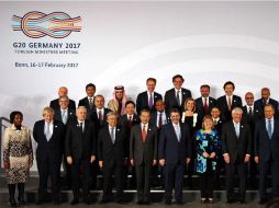 El canciller se reunió con ministros de Relaciones Exteriores del G20 en Alemania. TWITTER / @SRE_mx