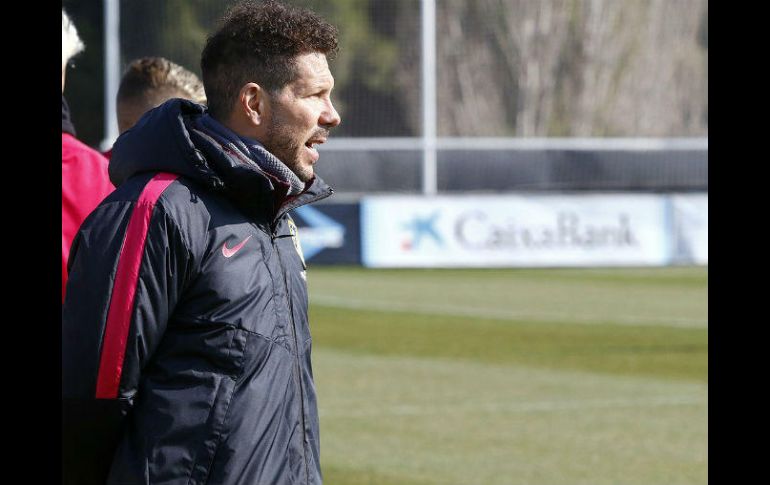 El 'Cholo' tiene cuatro bajas por lesión: Juanfran Torres, Godín, Fernández y Mendes. TWITTER / Atleti