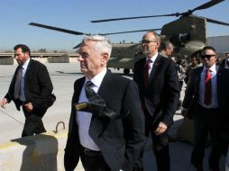 Está previsto que el secretario de Defensa se reúna con su homólogo iraquí, Arfan al Hiyali, y con otros representantes políticos. AFP / T. Watkins