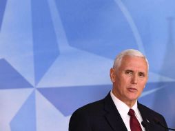 Pence destaca que si el mensaje de la prensa es incorrecto, Trump hablará directamente con los ciudadanos. AFP / E. Dunnand