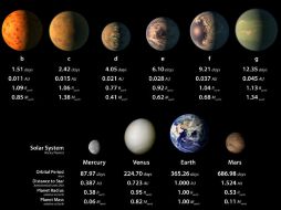 Los cuerpos recién descubiertos giran en órbitas planas y ordenadas alrededor de TRAPPIST-1, una estrella enana ultrafría. AFP / HANDOUT