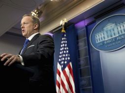 Sean Spicer destaca la ‘simbólica’ relación que existe entre ambas naciones. AP / A. Harnik