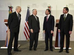 Tillerson se pronuncia por un ''intercambio productivo por el bien de una mayor prosperidad'' en la región. TWITTER / @SRE_mx