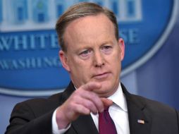 The New York Times explica que los asistentes de Spicer sólo permitieron el paso a reporteros de un grupo. AFP / M. Ngan