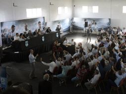 La decisión se adoptó en una asamblea de la AFA, con 68 votos a favor sobre un total de 70 asambleístas. AFP / J. Mabromata