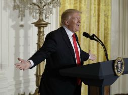 Trump calificó a los medios de ser los enemigos del pueblo. AP / ARCHIVO