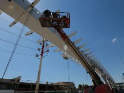 Esta fase de la obra requiere del uso de grandes grúas. EL INFORMADOR / A. García