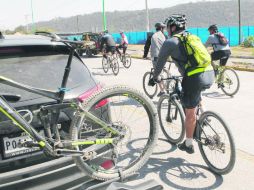 Cada año el Bosque de La Primavera es más atractivo para los tapatíos. Una de las prácticas que han tomado impulso es el ciclismo. EL INFORMADOR / A. Camacho