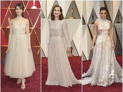 Felicity Jones, Isabelle Huppert y Hailee Steinfeld son algunas de las famosas que han desfilado por la alfombra roja. ESPECIAL /