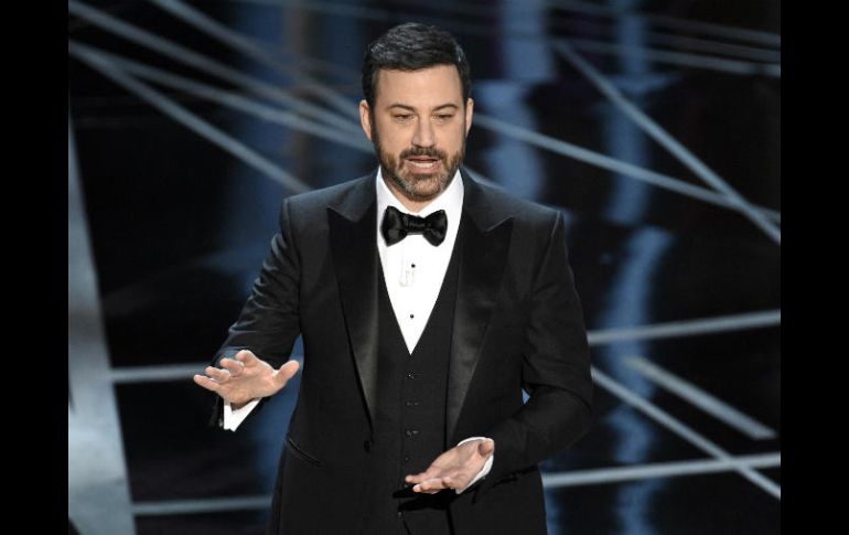 Jimmy Kimmel hizo alusión a las políticas racistas que promueve el mandatario estadounidense. AP / C. Pizzello