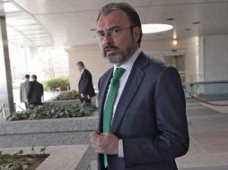 Luis Videgaray. El secretario de Relaciones Exteriores dijo que llegaba a ese cargo para 'aprender'. NTX / ARCHIVO