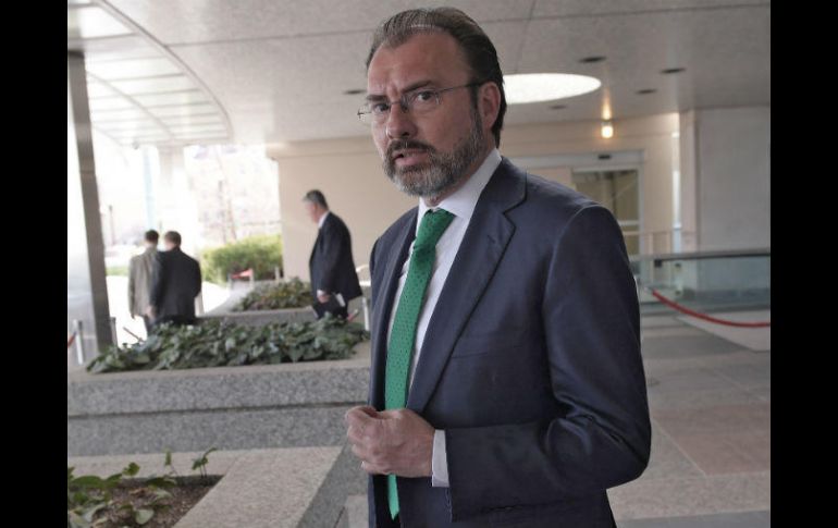 Luis Videgaray. El secretario de Relaciones Exteriores dijo que llegaba a ese cargo para 'aprender'. NTX / ARCHIVO