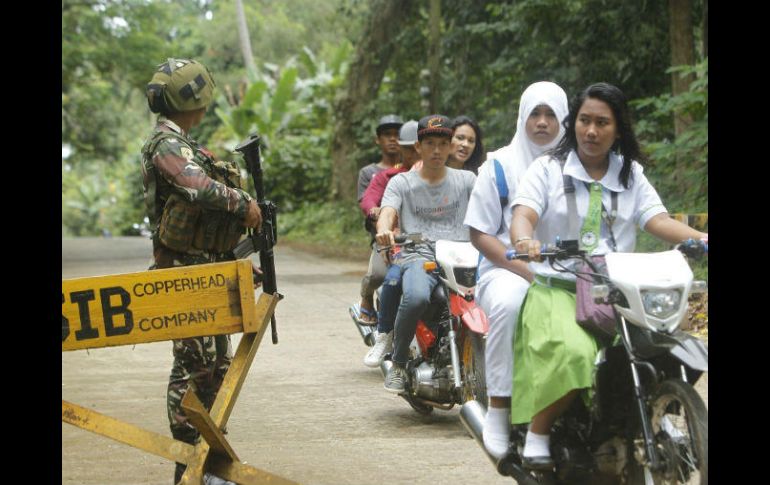 El alemán fue capturado el pasado noviembre al sur de Filipinas, donde se ubica el grupo terrorista Abu Sayyaf. EFE / B. Hajan