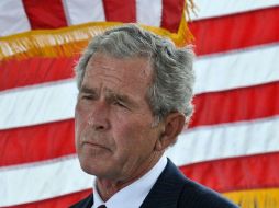 Bush declara que los medios de comunicación son indispensables para la democracia. AFP / ARCHIVO