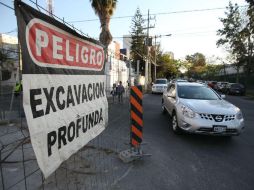 Por siete meses se restringirá la circulación en la avenida Ávila Camacho, entre Circunvalación y Mar Egeo. EL INFORMADOR /