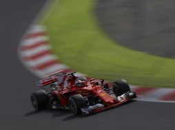 Kimi exprimió su Ferrari, completó 108 vueltas y fue, junto con Kevin Magnussen y Valtteri Bottas, quien más rodó sobre la pista. EFE / A. García