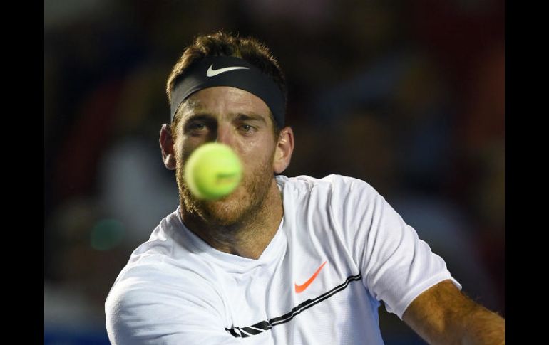 Del Potro, clasificado tras imponerse a Frances Tiafoe, tiene por delante un duro enfrentamiento ante el número dos del mundo. AFP / A. Estrella