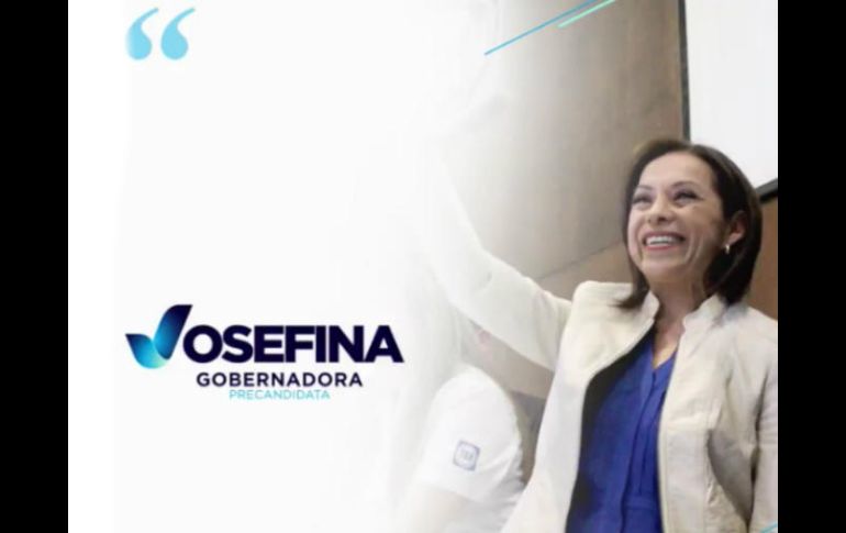 Según la denuncia promovida por Morena, el spot promueve a Vázquez aun cuando la Comisión del PAN ya la designó como candidata electa. TWITTER / @JosefinaVM