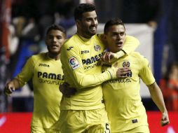 El Villarreal aprovechó la debilidad defensiva del Osasuna. EFE / J. Diges