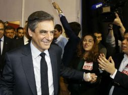 Este jueves, Fillon reiteró que conserva el apoyo de las bases y no renunciará a la candidatura. EFE / G. Horcajuelo