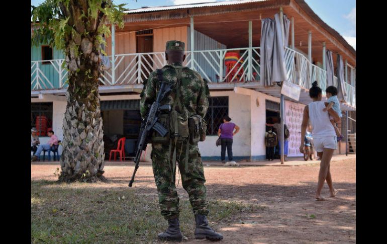 El ELN es la segunda mayor guerrilla de Colombia con unos mil 500 integrantes activos. AFP / G. Legaria