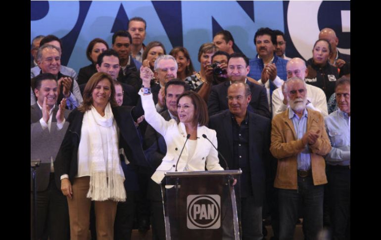 Margarita Zavala y Felipe Calderón son los principales impulsores de Vázquez Mota. SUN / J. Alvarado