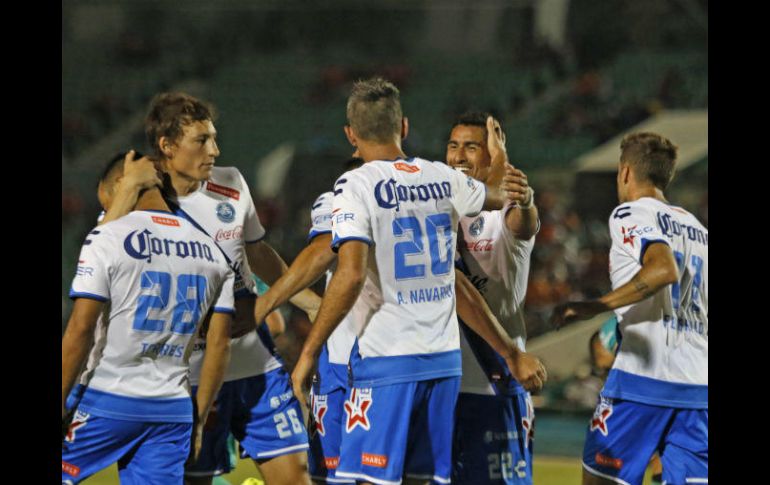 El Puebla derrotó 3-2 a Chiapas en el partido correspondiente a los Octavos de Final de la Copa MX. MEXSPORT / N. García