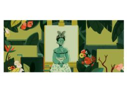 En el ''doodle'' se puede apreciar animaciones que hace alusión a la pintora mexicana Frida Kahlo, entre otras mujeres. ESPECIAL / Google