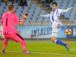 El quintanarroense sufre de una meniscopatía externa desde la temporada pasada. TWITTER / @RealSociedad