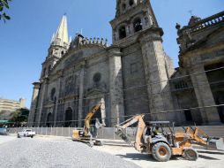 Hace unas semanas, la tuneladora perforó por debajo de la Catedral y por ahora está recibiendo mantenimiento en Juárez. EL INFORMADOR / ARCHIVO