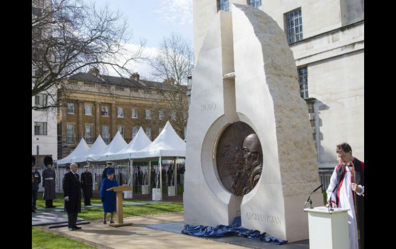 El monumento nacional está dedicado a 300 mil soldados, marinos, y pilotos, así como personal civil. EFE / Ministerio de Defensa británico