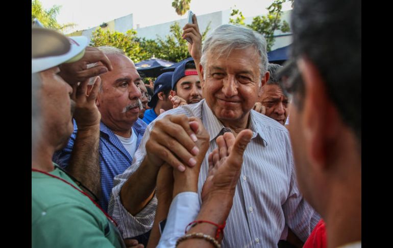 Andrés Manuel López Obrador se encamina a ser el rival a vencer de cara la presidencia de México en el 2018. TWITTER / @lopezobrador_