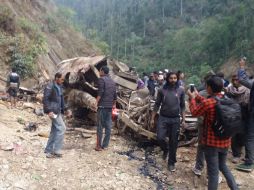 Los accidentes en Nepal son atribuibles mayormente a caminos y vehículos en mal estados. AFP / J. KC