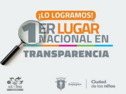 El combate a la opacidad le ha generado a Zapopan una calificación de 87.5 que le dio el primer lugar en la evaluación del Itei. ESPECIAL / zapopan.gob.mx