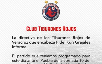 Confirman que no se jugará el Veracruz-Puebla | El Informador