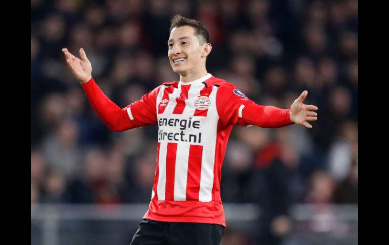 El 'Principito' la manda a guardar al 85' para decretar el 3-1 a favor del equipo de Eindhoven. TWITTER / @psveindhoven