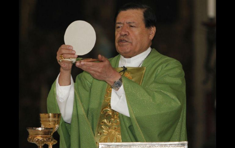 En su discurso, el cardenal Rivera Carrera hizo un llamado a la comunidad católica para que se deje iluminar “por la luz de la fe. SUN / ARCHIVO