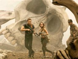 'Kong: la Isla Calavera' es estelarizada por Tom Hiddleston, Brie Larson y Samuel L. Jackson. TWITTER / @kongskullisland