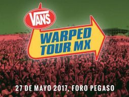 Se espera que en próxios días se anuncien las bandas. FACEBOOK / Warped Tour MX
