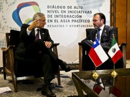 El secretario de Relaciones Exteriores estuvo presente en el ‘Diálogo de Alto Nivel en Iniciativas de Integración en el Asia Pacífico’. AP / E. Felix